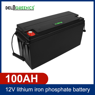 Глубокая батарея цикла 12V 100AH LifePO4 для электростанции системы солнечной энергии